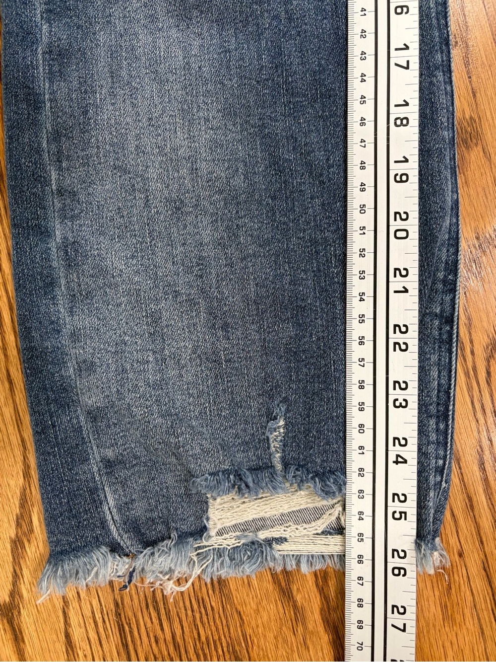 Judy Blue Cropped Distressed Straight Fit Jeans (15/32) - Picture 10 of 13